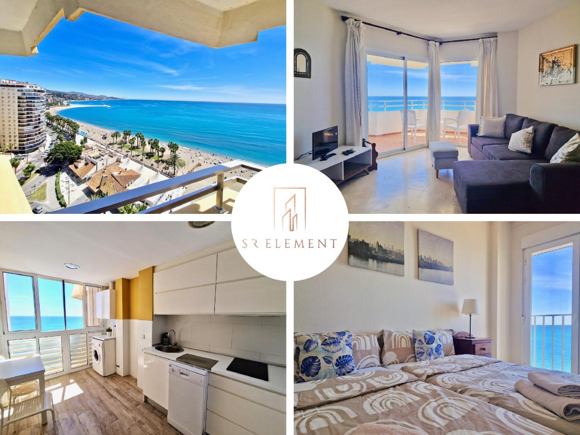Sr Malagueta Beach Front Wonderful Sea View Malaga Luaran gambar