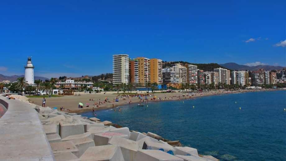 Sr Malagueta Beach Front Wonderful Sea View Malaga Luaran gambar